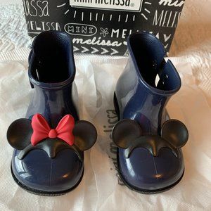 Mini Melissa Mickey and Minnie Rain Boot